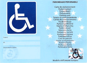 Disabili Europeo 350 front