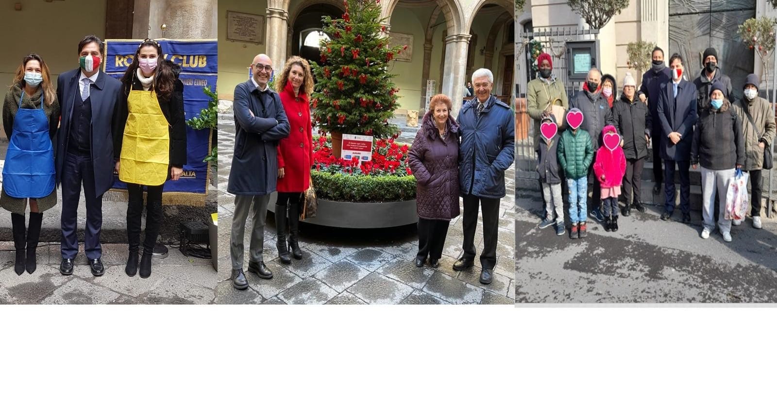 A Palazzo di città pranzo di Natale per i meno fortunati