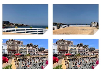 Solarium e passerella