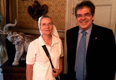 Bianco incontra suor Lucia