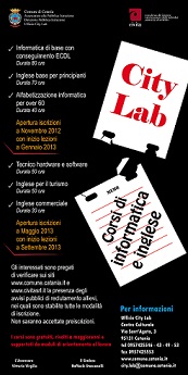 Locandina City Lab