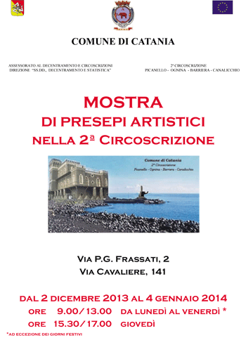 Mostra dei presepi nelle sedi della 2ª Circoscrizione