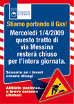 PANNELLO LAVORI gas Via Messina 01 aprile 2009