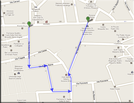Via Sangiuliano percorso alternativo