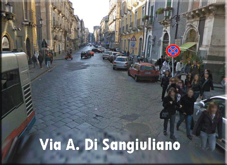 Via Sangiuliano foro divieto di accesso e direzionale