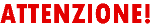Attenzione lampeggiante