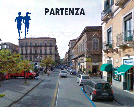 percorso podistico planimetria