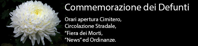 Speciale Commemorazione dei Defunti e Festa dei Morti