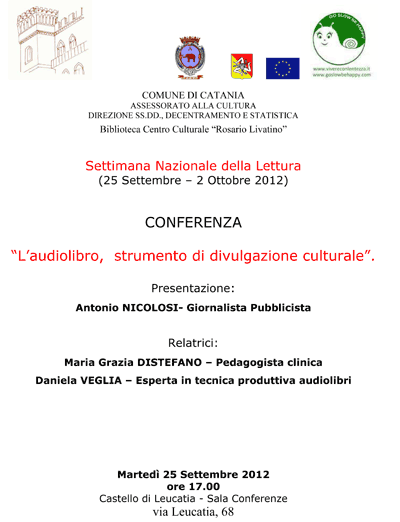 Conferenza sull'audiolibro
