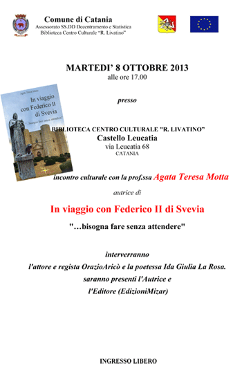 Locandina In viaggio con Federico II