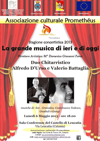 Locandina 6 maggio 2013