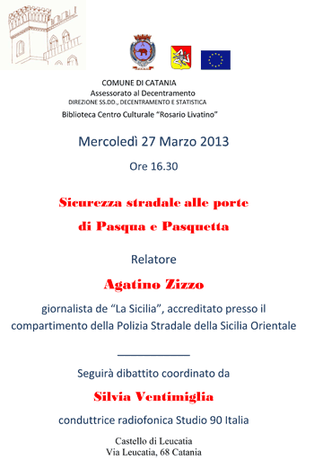 Locandina 27 marzo 2013