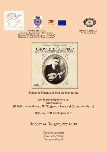 Memorial Mandolinista catanese Gioviale