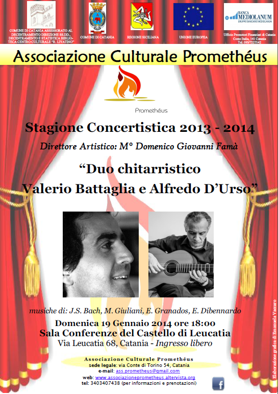 Locandina 19 Gennaio 2014