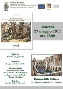 Locandina della presentazione del libro di Umberto Di Dio