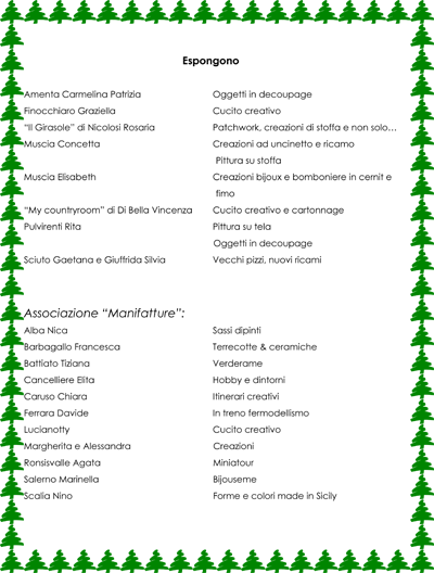 Mostra espositiva dell'artigianato 2011 - Seconda Facciata