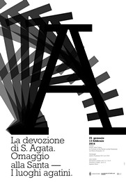 Mostra Devozione di S.Agata - Palazzo della Cultura - 25 gennaio / 13 febbraio 2014 - Locandina resize