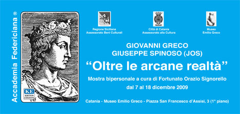 Invito mostra bipersonale Greco Spinoso 468