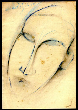 MODIGLIANI, Testa di Cariatide obliqua, 1911-(LGT)