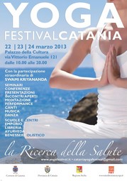 YogaFestival Catania - Palazzo della Cultura - 22-24 marzo 2013 - locandina