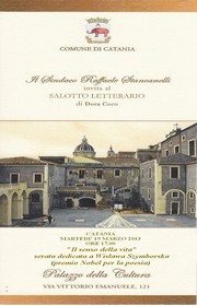 Salotto letterario Dora Coco - Palazzo della Cultura - 19 marzo 2013