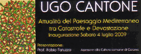 Banner mostra Ugo Cantone