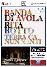 Rita Botto e Banda d'Avola - Palazzo della Cultura - giovedì 25 luglio 2013 ore 21,00 - Locandina