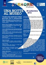 Una Notte al museo - sabato 28 settembre 2013 - Locandina resize