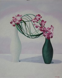 Santa Battaglia - Orchidee e bottiglie