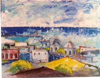 Silvano Raiti - Catania dal mio studio n°1