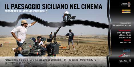 Banner mostra Parrinello - Filmcommission 2010