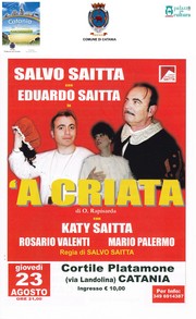 A criata - Palazzo della Cultura - Estate Catanese 2012 - Giovedì 23 agosto 2012 ore 21,00 - Loc resize