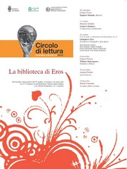 Circolo di lettura 2012 - Palazzo della Cultura - La biblioteca di Eros - Locandina resize