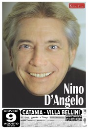 Locandina Concerto Nino D'Angelo - Villa Bellini - Estate Catanese 2012 - 9 agosto 2012 ore 21,00