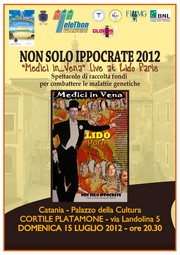 Medici in... vena - Palazzo della Cultura - domenica 15 luglio 2012