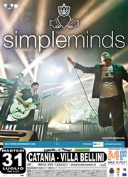 Concerto Simple Minds - Villa Bellini - Estate Catanese 2012 - 31 luglio 2012 ore 21,00