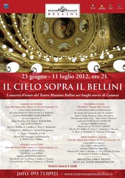 Teatro Massimo Bellini - Concerti Estate Catanese - Locandina