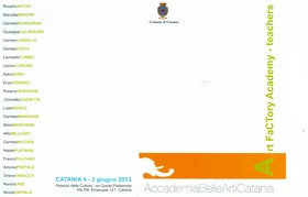 Mostra ArtFaCTory 2013 - Palazzo della Cultura - 4/23 maggio 2013