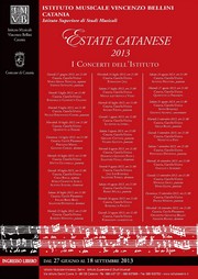Istituto Musicale V. Bellini - concerti estate 2013