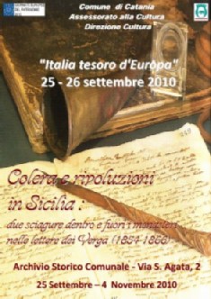 Locandina della mostra allestita per le Giornate Europee del Patrimonio 2010