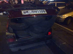 sequestro pneumatici